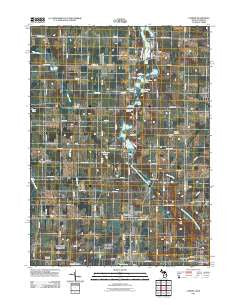 Camden Michigan Historical topographic map, 1:24000 scale, 7.5 X 7.5 Minute, Year 2011