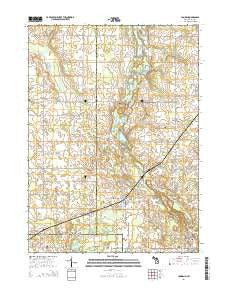 Camden Michigan Historical topographic map, 1:24000 scale, 7.5 X 7.5 Minute, Year 2014