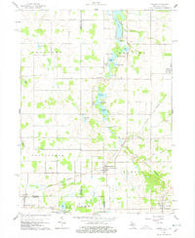 Camden Michigan Historical topographic map, 1:24000 scale, 7.5 X 7.5 Minute, Year 1960
