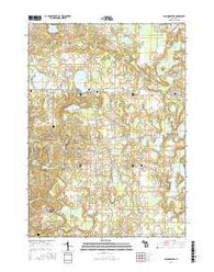 Cannonsburg Michigan Current topographic map, 1:24000 scale, 7.5 X 7.5 Minute, Year 2017