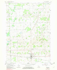 Capac Michigan Historical topographic map, 1:24000 scale, 7.5 X 7.5 Minute, Year 1961