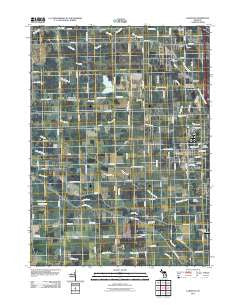 Carleton Michigan Historical topographic map, 1:24000 scale, 7.5 X 7.5 Minute, Year 2011