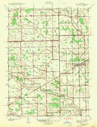 Carleton Michigan Historical topographic map, 1:24000 scale, 7.5 X 7.5 Minute, Year 1942