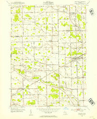 Carleton Michigan Historical topographic map, 1:24000 scale, 7.5 X 7.5 Minute, Year 1952