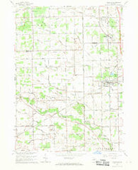 Carleton Michigan Historical topographic map, 1:24000 scale, 7.5 X 7.5 Minute, Year 1967