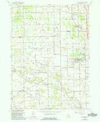 Carleton Michigan Historical topographic map, 1:24000 scale, 7.5 X 7.5 Minute, Year 1967