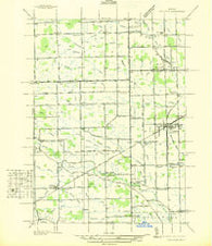 Carleton Michigan Historical topographic map, 1:31680 scale, 7.5 X 7.5 Minute, Year 1936