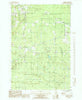 Carlshend Michigan Historical topographic map, 1:24000 scale, 7.5 X 7.5 Minute, Year 1985