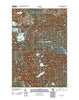 Carney Lake Michigan Historical topographic map, 1:24000 scale, 7.5 X 7.5 Minute, Year 2011