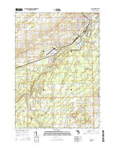 Caro Michigan Historical topographic map, 1:24000 scale, 7.5 X 7.5 Minute, Year 2014