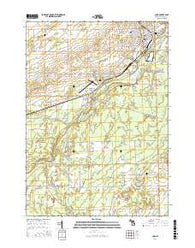 Caro Michigan Current topographic map, 1:24000 scale, 7.5 X 7.5 Minute, Year 2017