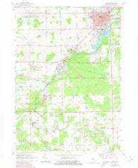 Caro Michigan Historical topographic map, 1:24000 scale, 7.5 X 7.5 Minute, Year 1963