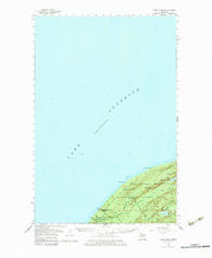 Carp River Michigan Historical topographic map, 1:62500 scale, 15 X 15 Minute, Year 1956
