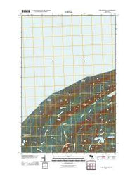 Carp River East Michigan Historical topographic map, 1:24000 scale, 7.5 X 7.5 Minute, Year 2011