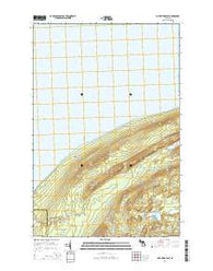 Carp River East Michigan Historical topographic map, 1:24000 scale, 7.5 X 7.5 Minute, Year 2014