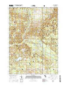 Carr Michigan Historical topographic map, 1:24000 scale, 7.5 X 7.5 Minute, Year 2014