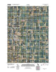 Carson City Michigan Historical topographic map, 1:24000 scale, 7.5 X 7.5 Minute, Year 2011