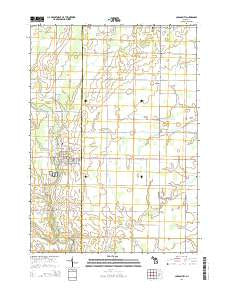 Carson City Michigan Historical topographic map, 1:24000 scale, 7.5 X 7.5 Minute, Year 2014