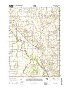 Carsonville Michigan Historical topographic map, 1:24000 scale, 7.5 X 7.5 Minute, Year 2014