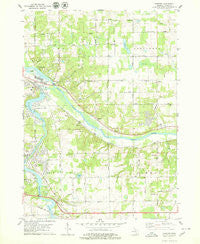 Cascade Michigan Historical topographic map, 1:24000 scale, 7.5 X 7.5 Minute, Year 1978