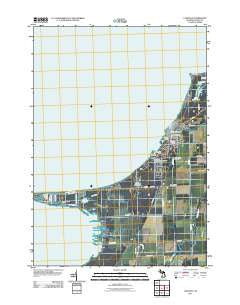 Caseville Michigan Historical topographic map, 1:24000 scale, 7.5 X 7.5 Minute, Year 2011