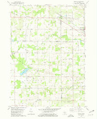 Casnovia Michigan Historical topographic map, 1:24000 scale, 7.5 X 7.5 Minute, Year 1980