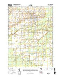 Cass City Michigan Current topographic map, 1:24000 scale, 7.5 X 7.5 Minute, Year 2017