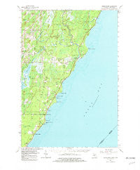 Cedar River Michigan Historical topographic map, 1:62500 scale, 15 X 15 Minute, Year 1963