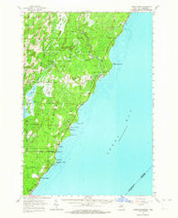 Cedar River Michigan Historical topographic map, 1:62500 scale, 15 X 15 Minute, Year 1963