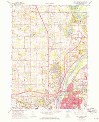 Cedar Springs SW Michigan Historical topographic map, 1:24000 scale, 7.5 X 7.5 Minute, Year 1967