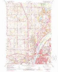 Cedar Springs SW Michigan Historical topographic map, 1:24000 scale, 7.5 X 7.5 Minute, Year 1967