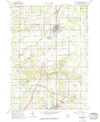 Cedar Springs Michigan Historical topographic map, 1:24000 scale, 7.5 X 7.5 Minute, Year 1967