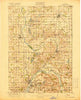 Cedar Springs Michigan Historical topographic map, 1:62500 scale, 15 X 15 Minute, Year 1918