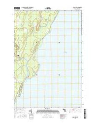 Cedar River Michigan Current topographic map, 1:24000 scale, 7.5 X 7.5 Minute, Year 2016