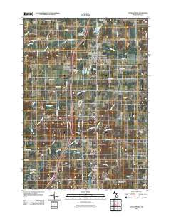 Cedar Springs Michigan Historical topographic map, 1:24000 scale, 7.5 X 7.5 Minute, Year 2011
