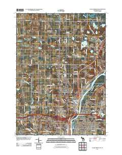 Cedar Springs SW Michigan Historical topographic map, 1:24000 scale, 7.5 X 7.5 Minute, Year 2011