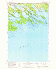 Cedarville Michigan Historical topographic map, 1:24000 scale, 7.5 X 7.5 Minute, Year 1964