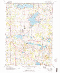 Cement City Michigan Historical topographic map, 1:24000 scale, 7.5 X 7.5 Minute, Year 1971