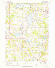 Cement City Michigan Historical topographic map, 1:24000 scale, 7.5 X 7.5 Minute, Year 1971