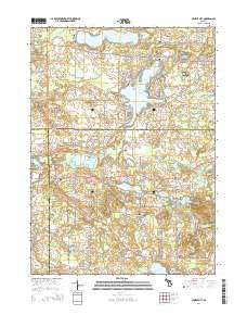 Cement City Michigan Historical topographic map, 1:24000 scale, 7.5 X 7.5 Minute, Year 2014
