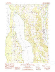 Central Lake Michigan Historical topographic map, 1:25000 scale, 7.5 X 7.5 Minute, Year 1983