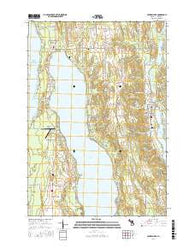 Central Lake Michigan Current topographic map, 1:24000 scale, 7.5 X 7.5 Minute, Year 2016