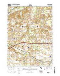 Ceresco Michigan Historical topographic map, 1:24000 scale, 7.5 X 7.5 Minute, Year 2014