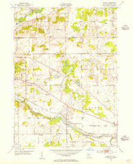 Ceresco Michigan Historical topographic map, 1:24000 scale, 7.5 X 7.5 Minute, Year 1947