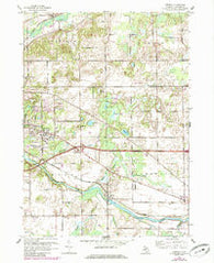 Ceresco Michigan Historical topographic map, 1:24000 scale, 7.5 X 7.5 Minute, Year 1961