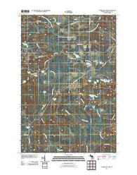 Chabeneau Lake Michigan Historical topographic map, 1:24000 scale, 7.5 X 7.5 Minute, Year 2011