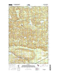 Champion Michigan Current topographic map, 1:24000 scale, 7.5 X 7.5 Minute, Year 2017