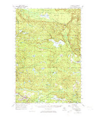 Champion Michigan Historical topographic map, 1:62500 scale, 15 X 15 Minute, Year 1955