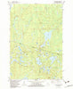 Chaney Lake Michigan Historical topographic map, 1:24000 scale, 7.5 X 7.5 Minute, Year 1982
