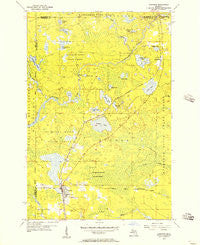Channing Michigan Historical topographic map, 1:24000 scale, 7.5 X 7.5 Minute, Year 1955